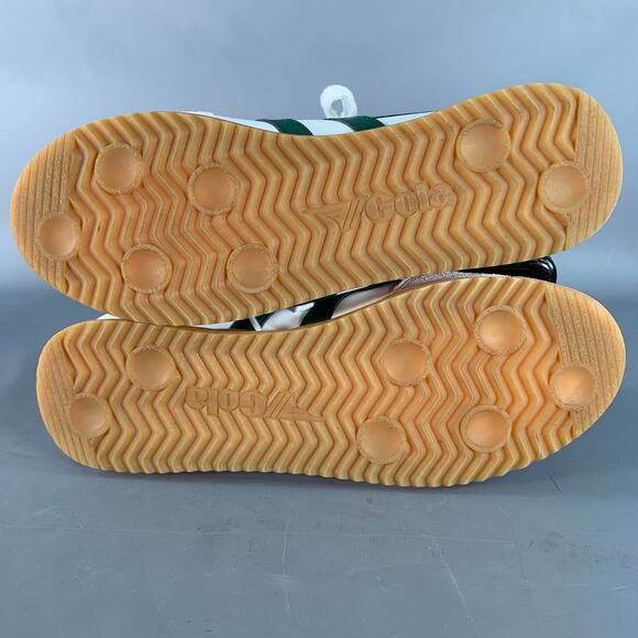 GOLA Size 10 Torpedo White Green Red Leather Suede Low Top Sneakers - Picture 6 of 8